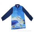 Custom Made Dye Sublimation Dry-fit Fishing Polo Shirts